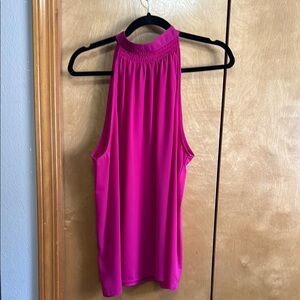 Ann Taylor Pink Sleeveless Tank Top
